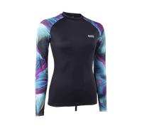 ION - Rashguard Lizz LS - Lycra femme Tropical Palm Glitch - L