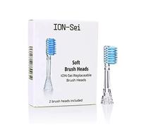 ION-Sei Têtes de brosse de rechange - 2 têtes de brosse à dents sonique ION-Sei - Brosse à dents souple pour le nettoyage professionnel des dents