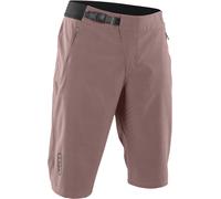 Ion - Short de VTT déperlant - Bike Shorts Tech Logo Evil Amber pour Homme - Taille S - Rose Rose S