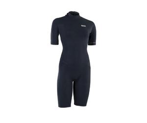 ION - Static 2/2 Shorty SS Back Zip - Combinaison de surf femme Black - XS