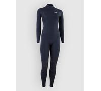 Ion Static 3/2 Mm Woman Long Sleeve Back Zip Neoprene Suit Gris M Femme
