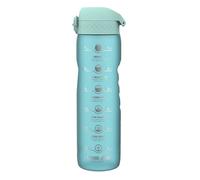 Ion8 Gourde 1 Litre avec Marqueur Heure pour Boire, Anti-Fuite, Facile à Ouvrir, Verrouillage Sécurisé,Lavable en Lave-vaisselle,Sans BPA, Idéale pour la Gym et le Fitness, Motivator Bleu Sonique