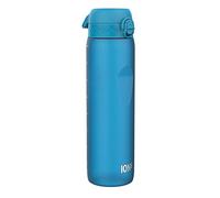 Ion8 Gourde 1l, 1000ml, Anti-Fuite, Facile à Ouvrir, Verrouillage Sécurisé, Poignée de Transport, Lavable en Lave-vaisselle, Sans BPA, Idéale pour le Sport et la Salle de Sport, Bleu