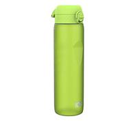 Ion8 Gourde 1l, 1000ml, Anti-Fuite, Facile à Ouvrir, Verrouillage Sécurisé, Poignée de Transport, Lavable en Lave-vaisselle, Sans BPA, Idéale pour le Sport et la Salle de Sport, Vert