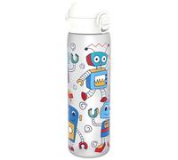 Ion8 Gourde, 500ml, Anti-Fuite, Facile à Ouvrir, Verrouillage Sécurisé, Lavable en Lave-vaisselle, Poignée de Transport, S'adapte aux Porte-gobelets, Facile à Nettoyer, Robots