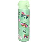 Ion8 Gourde, 500ml, Anti-Fuite, Facile à Ouvrir, Verrouillage Sécurisé, Lavable en Lave-vaisselle, Poignée de Transport, S'adapte aux Porte-gobelets, Facile à Nettoyer, Papillon