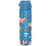 Ion8 Gourde, 500ml, Anti-Fuite, Facile à Ouvrir, Verrouillage Sécurisé, Lavable en Lave-vaisselle, Poignée de Transport, S'adapte aux Porte-gobelets, Facile à Nettoyer, Avions