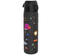ION8 Gourde, 500ml, Anti-Fuite, Facile à Ouvrir, Verrouillage Sécurisé, Lavable en Lave-vaisselle, Sans BPA, Poignée de Transport, S'adapte aux Porte-gobelets, Facile à Nettoyer, Motif Espace