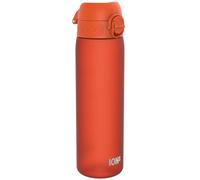 Ion8 Gourde, 500ml, Anti-Fuite, Facile à Ouvrir, Verrouillage Sécurisé, Lavable en Lave-vaisselle, Sans BPA, Poignée de Transport, S'adapte aux Porte-gobelets, Facile à Nettoyer, Orange Chaleureux