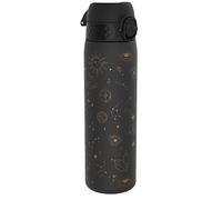 Ion8 Gourde, 500ml, Anti-Fuite, Facile à Ouvrir, Verrouillage Sécurisé, Lavable en Lave-vaisselle, Sans BPA, Poignée de Transport, S'adapte aux Porte-gobelets, Facile à Nettoyer, Motif Univers