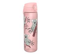 Ion8 Gourde, 500ml, Anti-Fuite, Facile à Ouvrir, Verrouillage Sécurisé, Lavable en Lave-vaisselle, Sans BPA, Poignée de Transport, S'adapte aux Porte-gobelets, Facile à Nettoyer, Motif Koala