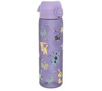 Ion8 Gourde, 500ml, Anti-Fuite, Facile à Ouvrir, Verrouillage Sécurisé, Lavable en Lave-vaisselle, Sans BPA, Poignée de Transport, S'adapte aux Porte-gobelets, Facile à Nettoyer, Motif Chiots