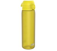 Ion8 Gourde, 500ml, Anti-Fuite, Facile à Ouvrir, Verrouillage Sécurisé, Lavable en Lave-vaisselle, Sans BPA, Poignée de Transport, S'adapte aux Porte-gobelets, Facile à Nettoyer, Jaune