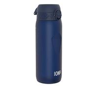Ion8 Gourde, 750 ml, Anti-Fuite, Sports, Facile à Ouvrir, Verrouillage Sécurisé, Lavable en Lave-vaisselle, Poignée de Transport, Couvercle Rabattable, Sans BPA, Poignée Profilée, Bleu Marine