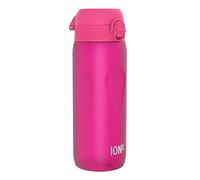 ION8 Gourde, 750 ml, Anti-Fuite, Sports, Facile à Ouvrir, Verrouillage Sécurisé, Lavable en Lave-vaisselle, Poignée de Transport, Couvercle Rabattable, Sans BPA, Poignée Profilée, Rose