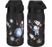 ION8 | Gourde en acier inoxydable i8ss400pkspace2 - Noir - Léger - Bouchon sécurisé - Space Design
