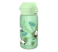 ION8 Gourde Enfant, 350 ml, Anti-Fuite, Facile à Ouvrir, Verrouillage Sécurisé, Lavable en Lave-Vaisselle, Sans BPA, Poignée de Transport, Facile à Nettoyer, Carbone Neutre, Motif Pandas