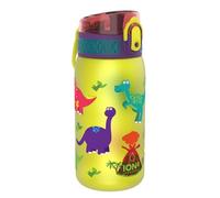 Ion8 Gourde Enfant, 350ml, Anti-Fuite, Facile à Ouvrir, Verrouillage Sécurisé, Lavable en Lave-Vaisselle, Sans BPA, Poignée de Transport, Facile à Nettoyer, Carbone Neutre, Dinosaures