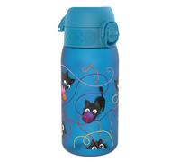 ION8 Gourde Enfant, 350ml, Anti-Fuite, Facile à Ouvrir, Verrouillage Sécurisé, Lavable en Lave-Vaisselle, Sans BPA, Poignée de Transport, Facile à Nettoyer, Carbone Neutre, Motif Chats Espiègles