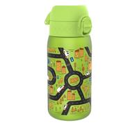 ION8 Gourde Enfant, 350ml, Anti-Fuite, Facile à Ouvrir, Verrouillage Sécurisé, Lavable en Lave-Vaisselle, Sans BPA, Poignée de Transport, Facile à Nettoyer, Carbone Neutre, Voitures