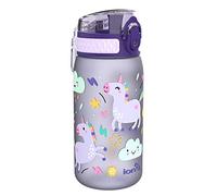 Ion8 Gourde Enfant Étanche, sans BPA, Licornes