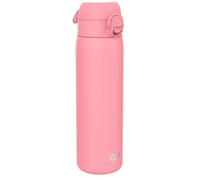 ION8 Gourde Isotherme Inox, 500ml, Anti-Fuite, Facile à Ouvrir, Verrouillage Sécurisé, Lavable au Lave-Vaisselle, Poignée de Transport, S'adapte aux Porte-gobelets, Acier Inoxydable, Rose Rosé