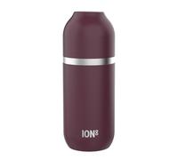Ion8 Gourde Isotherme ThermoShield pour Boissons Chaudes ou Froides, Grande Tasse Isotherme, Capacité de 2 Tasses, Bouchon Magnétique et Base Souple - Élégant et Écologique, Mûre