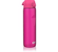 Ion8 Gourde 1l, 1000ml, Anti-Fuite, Facile à Ouvrir, Verrouillage Sécurisé, Poignée de Transport, Lavable en Lave-vaisselle, Sans BPA, Idéale pour le Sport et la Salle de Sport, Rose