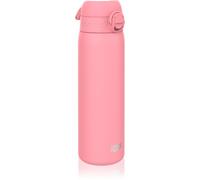 Ion8 Gourde isotherme inox 500 ml – anti-fuite, ouverture facile, verrouillage sécurisé – Rose