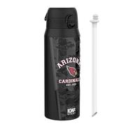Ion8 NFL x Bouteille Thermique de Sport avec Paille Amovible, 750ml/24oz, Bouteille Isotherme Anti-fuite, NFL Cardinals