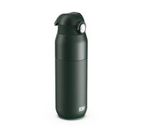 ION8 PRIMO REVIVE Gourde Isotherme 540 ml (18 oz)- Bouteille Étanche en Acier Inoxydable, Couvercle Rabattable, Ouverture à Une Touche, Débit Rapide, Chaud et Froid, Vert Foncé