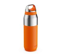 ION8 PRIMO ROAM Gourde Isotherme 485 ml (16 oz)- Acier Inoxydable Étanche, Isolation Sous Vide pour Boissons Chaudes et Froides, Bouchon à Vis, Passe au Lave-Vaisselle, Orange