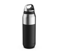 ION8 PRIMO ROAM Gourde Isotherme 485 ml (16 oz)- Acier Inoxydable Étanche, Isolation Sous Vide pour Boissons Chaudes et Froides, Bouchon à Vis, Passe au Lave-Vaisselle, Noir