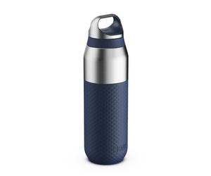ION8 PRIMO ROAM Gourde Isotherme 485 ml (16 oz)- Acier Inoxydable Étanche, Isolation Sous Vide pour Boissons Chaudes et Froides, Bouchon à Vis, Passe au Lave-Vaisselle, Bleu Marine