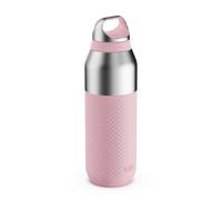 ION8 PRIMO ROAM Gourde Isotherme 655 ml (22 oz)- Acier Inoxydable Étanche, Isolation Sous Vide pour Boissons Chaudes et Froides, Bouchon à Vis, Passe au Lave-Vaisselle, Rose Clair