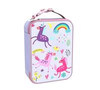 ION8 Sac à Déjeuner Isotherme, Fermeture éclair 3 côtés, Poche pour bouteilles, Lavable, Polyester, Imprimé Licornes