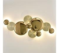 IONAZQTWW Applique murale moderne en cuivre compatible avec chambre à coucher, chevet, salon, luminaire