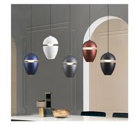 IONAZQTWW Luminaires suspendus modernes de restaurant à LED, simple - lampe de bar, filet, lampe de chevet rouge, longue ligne, petite suspension, éclairage mural élégant stabilisateur