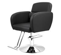 iondelce Fauteuil de Coiffeur hydraulique Robuste - Fauteuil de Salon Professionnel réglable en Hauteur, pivotant à 360°, capacité 150 kg - pour Salon de Coiffure et institut de beauté (Noir 5)