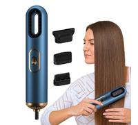Ionic Hair Dryer - 3 In 1 Travel Blow Dryers, Leafless High Speed Hair Dryer, Powerful Hot Cold Warm Wind With 3 Interchangeable Nozzles, Fast Drying Professional Salon Styling Tool For Home, Travel,