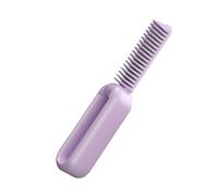 Ionic Hair Straightener Brush - Ceramic Hair Straightening and Curling Tool | Negative Ion Hot Comb, 9 Heat Gears, 2000mAh Battery, Portable Foldable Design for All Hairs Types