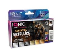 Ionic Ionic Ensemble Essentiel de métaux, transformez Vos Miniatures : de la Base à la Brillance, maîtrisez Les Effets métalliques sans Effort.