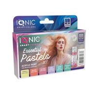 Ionic Ionic Ensemble Essentiel de Tons Pastel, Donnez Vie à Vos Miniatures avec la délicatesse et la polyvalence du Set Teintes Pastel essentielles !