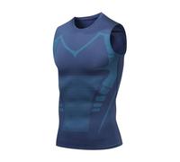 Ionic Shaping Vest,Powershape Vest,Débardeur De Compression Homme,Debardeur Homme,Gilet Modelant Ionique Nouvelle Édition,Men Body Shaper Slimming Vests Breathable Ice-Silk