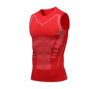 Ionic Shaping Vest,Powershape Vest,Power Shape Vests,Débardeur De Compression Homme,Gilet Modelant Ionique Nouvelle Édition,Men Body Shaper Slimming Vests Breathable Ice-Silk