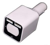 Ioniseur Air Auto ABS Design pour slim 12V Ioniseur Air Auto | Design compact 4.2cm, ports USB doubles, matériau ABS , élégant, installation facile