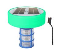 Ioniseur de piscine solaire - nettoyant automatique 'eau, purificateur d'ions de cuivre, éclairage LED multicolore, compatible avec l'eau salée d'eau douce | Dispositif d'ionisation