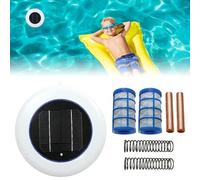 Ioniseur de Piscine Solaire pour Piscine au-Dessus du Sol, 7pcs / Set Ionizer Solaire, Chlore Eco Friendly 6x6 Gratuit pour Le Sol au-Dessus des piscines