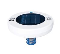 Ioniseur De Piscine Solaire, Purificateur d'eau De Purificateur d'eau De Piscine D'ions d'argent De Cuivre, Ioniseur De Piscine D'algues Tue for Les Bains À Remous Extérieurs