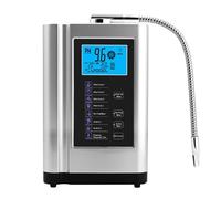Ioniseur d'eau alcaline avec 7 réglages d'eau, jusqu'à -500 mV ORP, machine purificateur d'eau PH 3,5-10,5, système de filtre à eau pour la maison, 285 x 170 x 110 mm,Silver